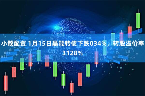 小散配资 1月15日晶能转债下跌034%，转股溢价率3128%